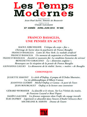 cover image of Les Temps Modernes N° 668 N° 668